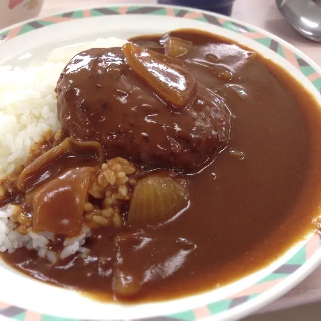 ハンバーグカレー at 社員食堂|さるさん