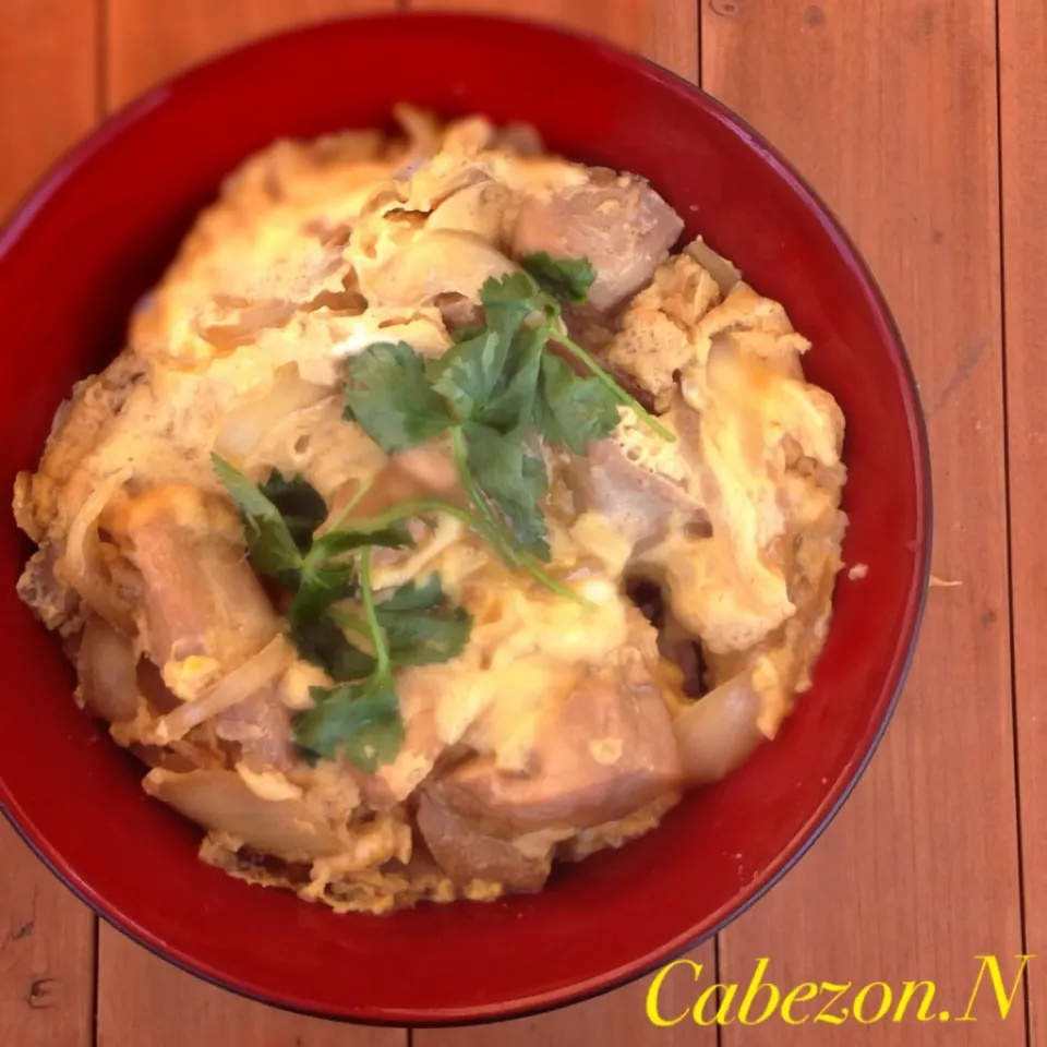 試作品  玉とじ鮪丼|Cabezon.Nakamuraさん