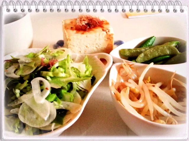 ヘルシー定食w|三ッさ.さん