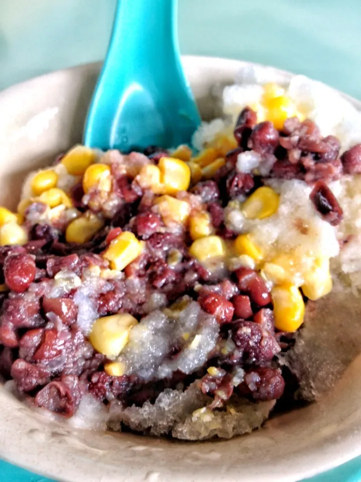 Red bean and sweet corn dessert|michelleさん