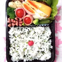 Snapdishの料理写真:チーズハンバーグ弁当♪|ぽっちゃん☆さん