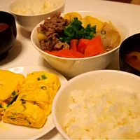 肉じゃか定食|まなっぷさん