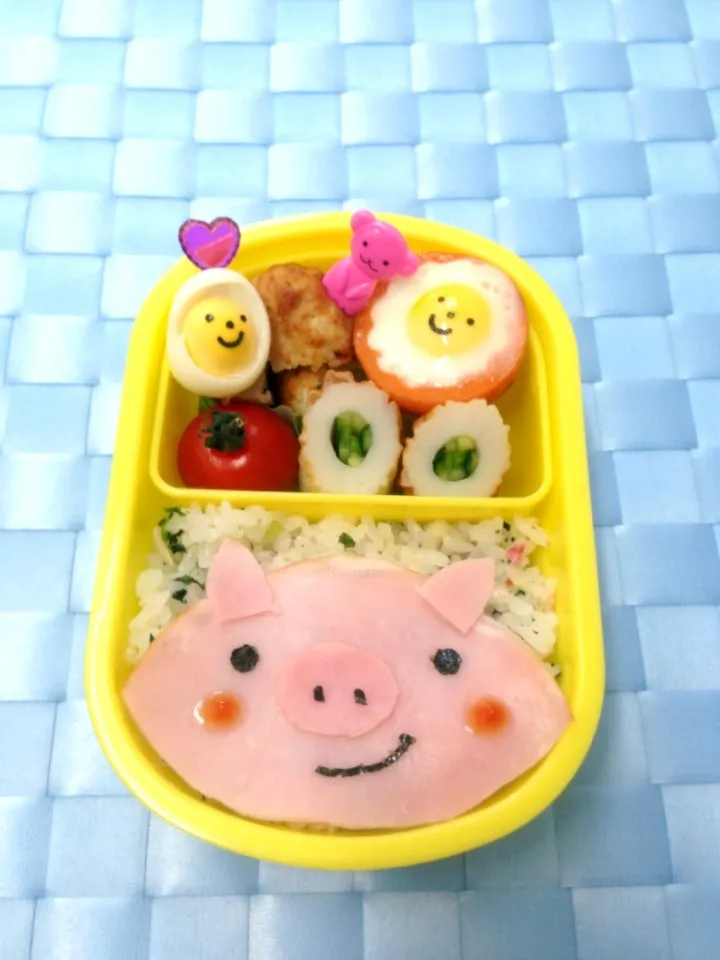 🐷ぶーぶーぶたさん弁当🐷|ゆきさん