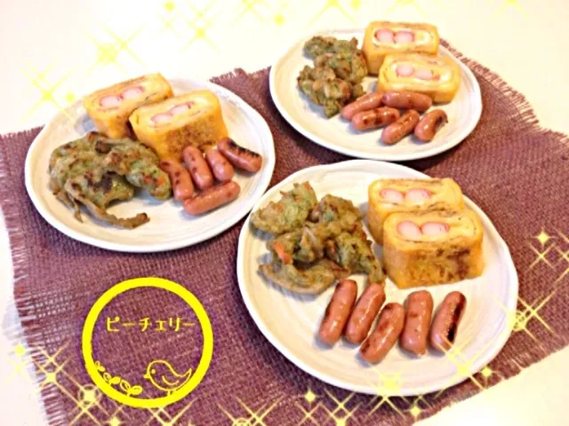 Snapdishの料理写真:いただき物！野菜天(￣∀￣)ｳﾋ♪とその他。|☆ぴ〜ちゃん☆さん