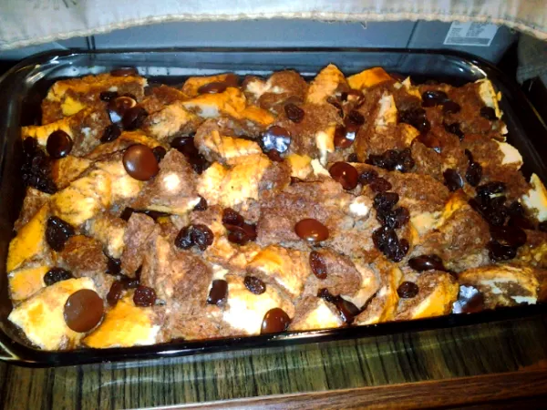 my version of chocolate bread pudding ^^|bellamia adindaさん