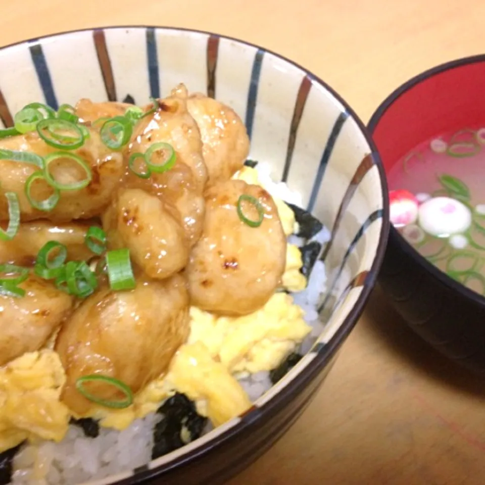 しんじくんのさっぱり焼き親子丼|りつ(*≧艸≦)さん