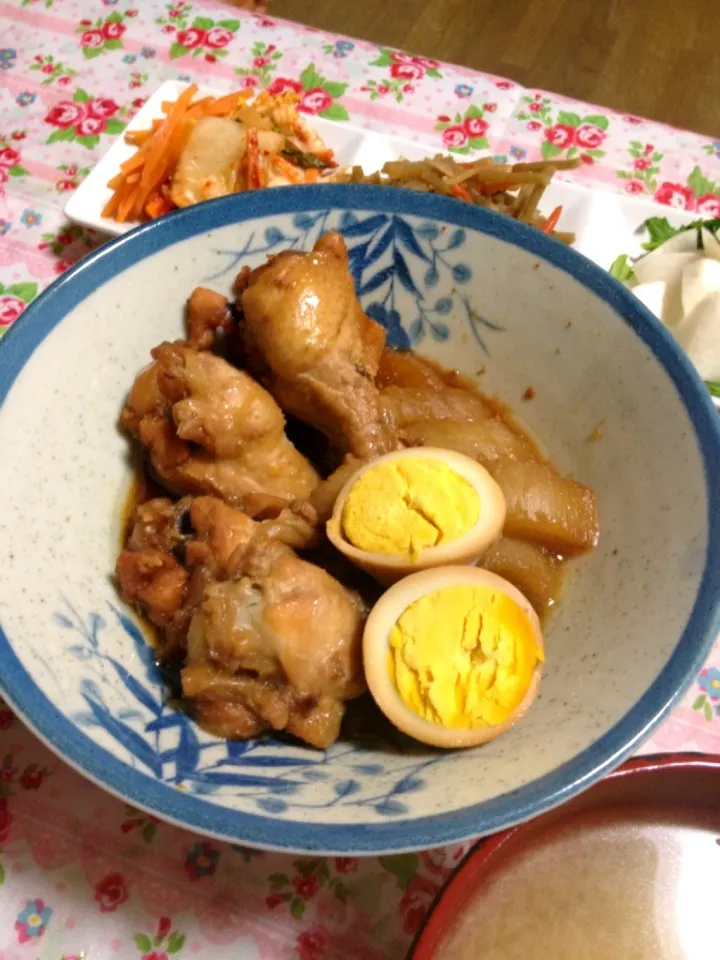 鶏手羽の照り焼き煮込み|まゆめろさん