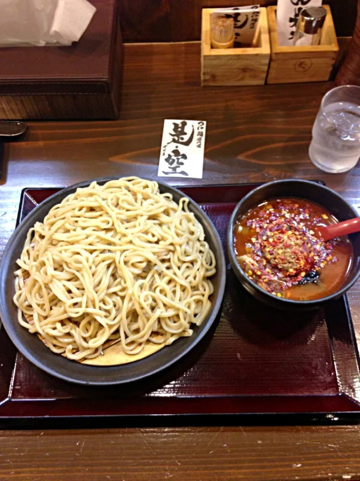 辛つけ麺 大盛 大辛|よねちさん