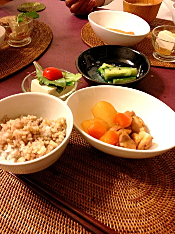 今日の晩ご飯 鶏大根|よよさん