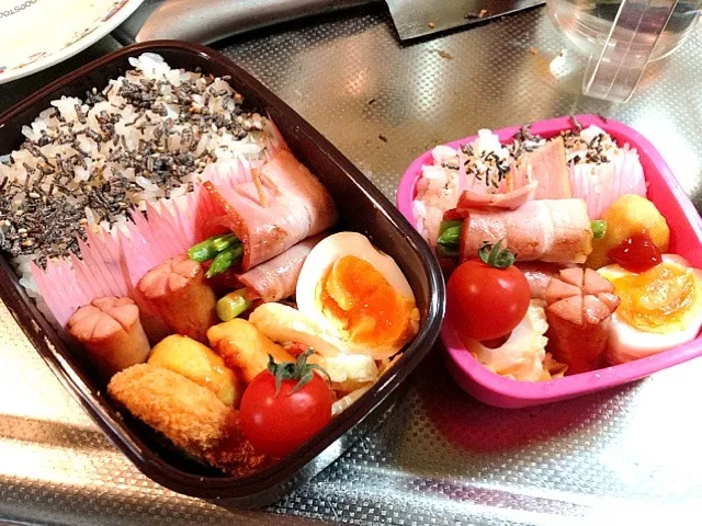 Snapdishの料理写真:夫婦弁当★|内田穂乃香さん