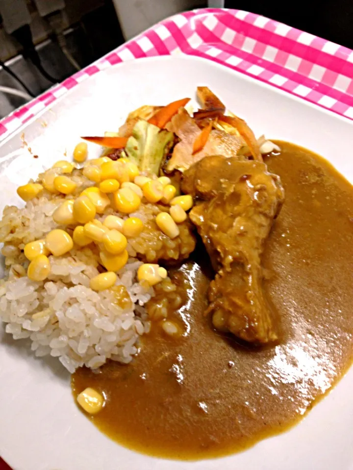 昨夜の残りのカレー|ハルさん