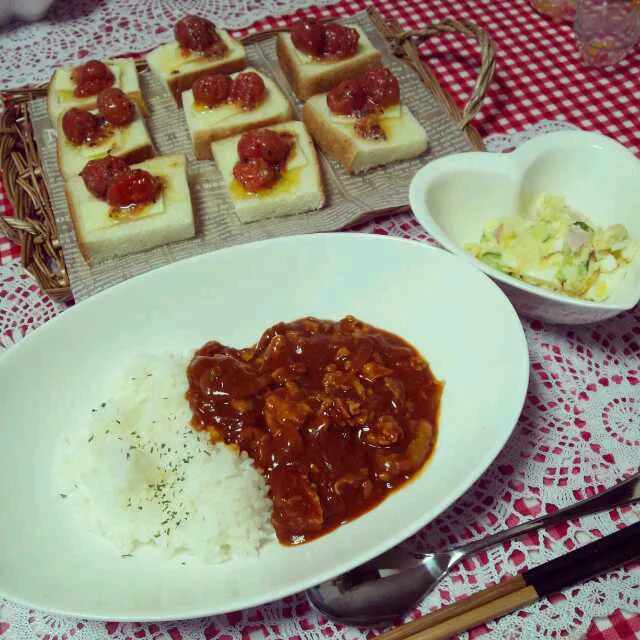 食パンでトマトのブルスケッタ♥|mika.さん