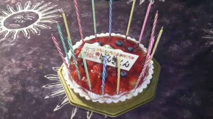 Snapdishの料理写真:息子の誕生日のケーキです。|けんいちさん