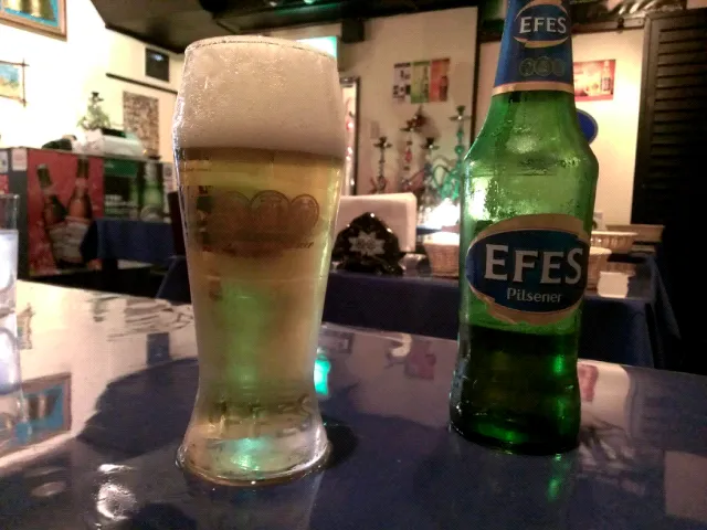 Snapdishの料理写真:トルコビール EFES|ふぃるまめんとさん