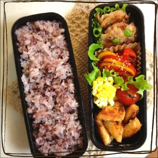 Snapdishの料理写真:旦那サマのお弁当|ゆりっぺ⋆*❁さん