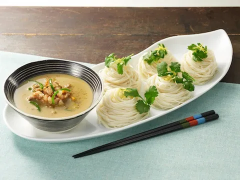 シンガポール風カレーつけ麺|ヤマサ醤油公式アカウントさん