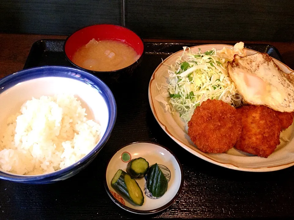 ミックスフライ定食|あおいさん