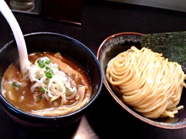 Snapdishの料理写真:濃厚つけ麺@晴|yoooochanさん