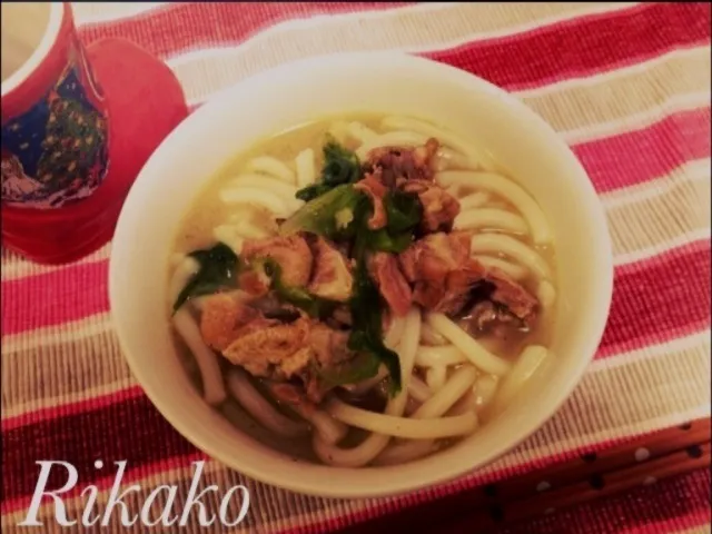 鶏とねぎの塩うどん|Rさん