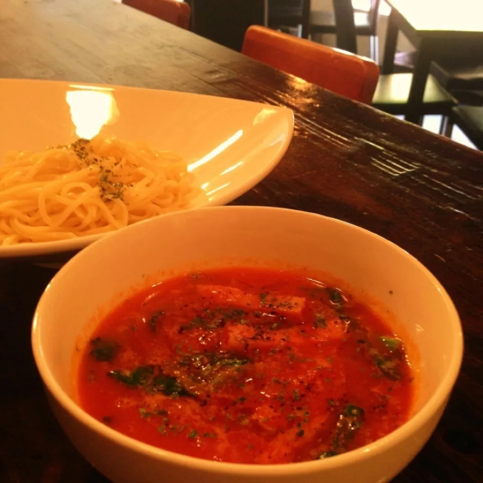 トマトソースつけパスタ♪|tku🍅🍝🍜🍝🍜🍝🍅さん