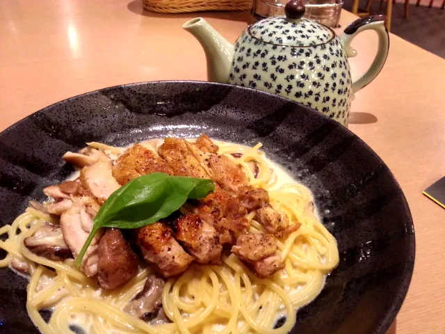 Japanese chicken spaghetti...YUMMY!|Derrick Leeさん