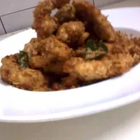 curry crispy breast chicken.|nabellahassanさん