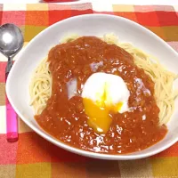 Snapdishの料理写真:ミートスパゲッティー|あかねさん