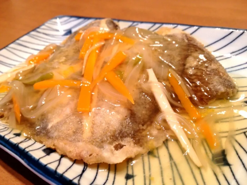 カレイの野菜あんかけ♪|まめりんさん