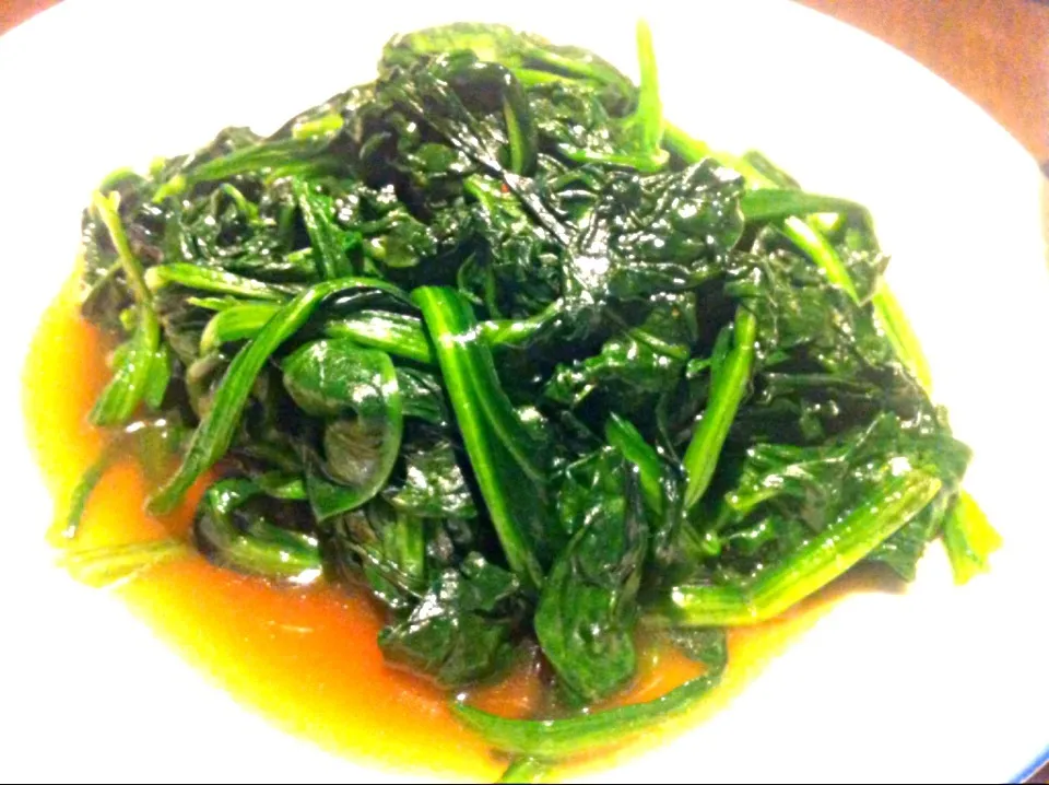 Sautéed spinach leaves|skyblueさん