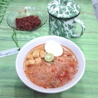 Snapdishの料理写真:mee siam kuah|mlebupawonさん