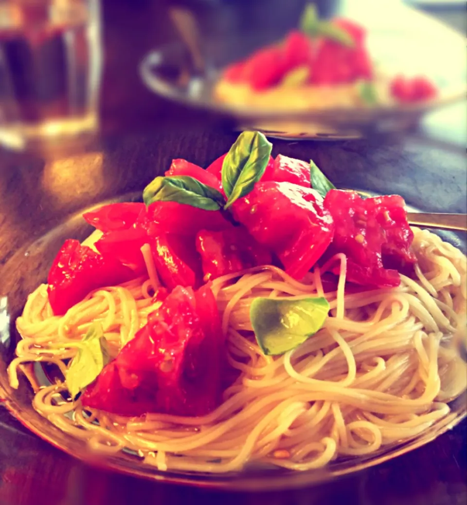 Snapdishの料理写真:トマト素麺🍅|kayoさん