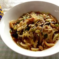 マルちゃん正麺冷やし中華をあんかけ中華そばにしてみた。|korikoriさん