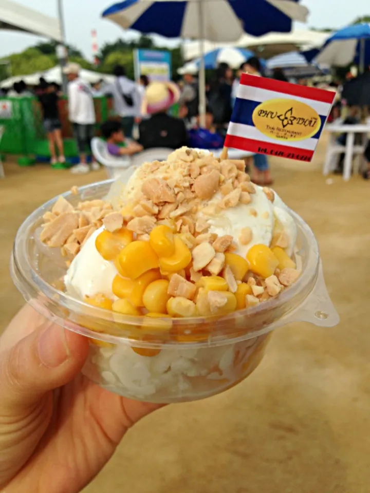 Coconut ice cream @ Thai festa|mさん