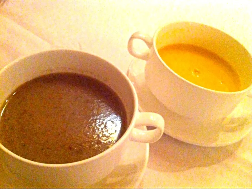 Wild mushroom & pumpkin soup|skyblueさん