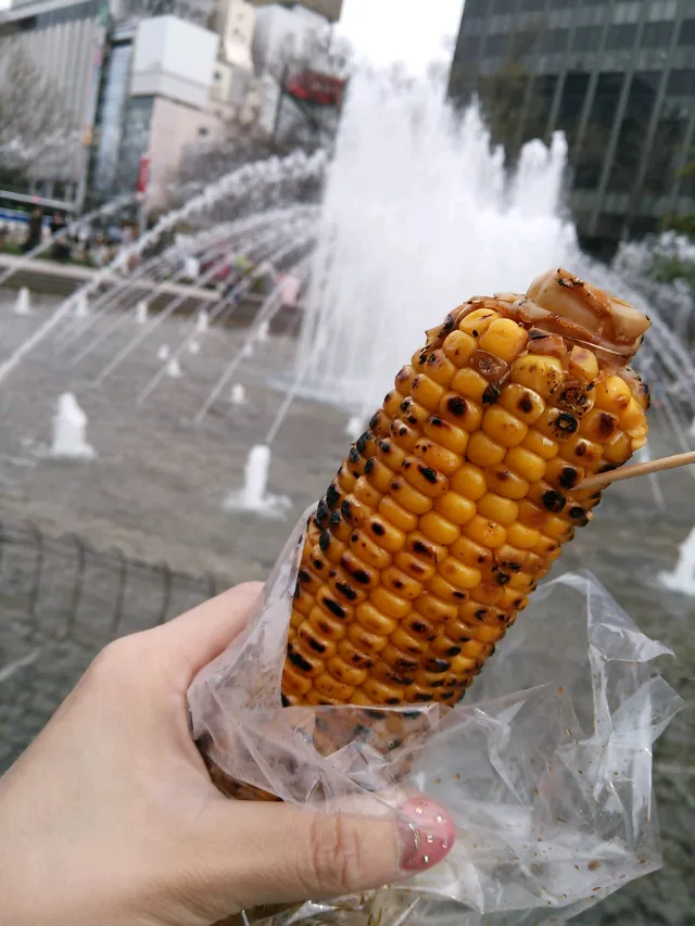 大通公園名物のとうきびワゴン|トミーサクさん