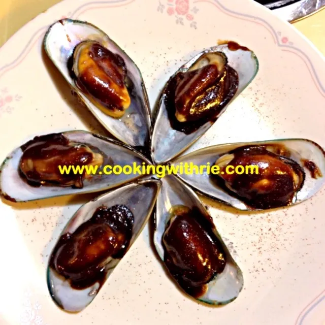 Baked Teriyaki and Wasabi Mayonnaise Green Mussel..|rie simsさん