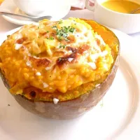 Snapdishの料理写真:南瓜野菇燉飯|Cassiaさん