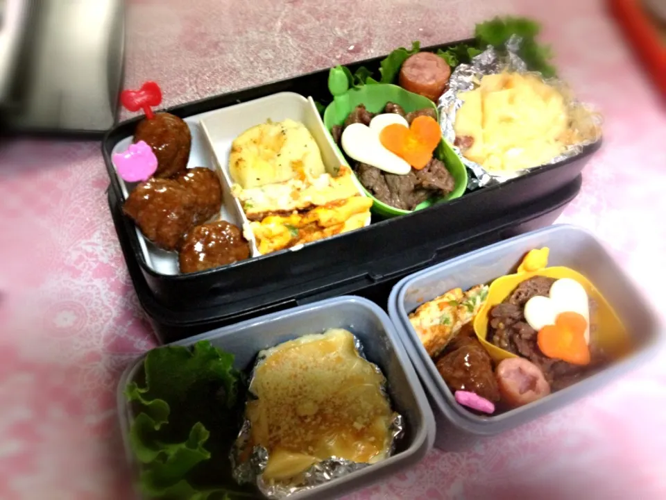 冷食なし⭐お弁当（2人分）|ジャニヲタによる彼ごはん♥。さん