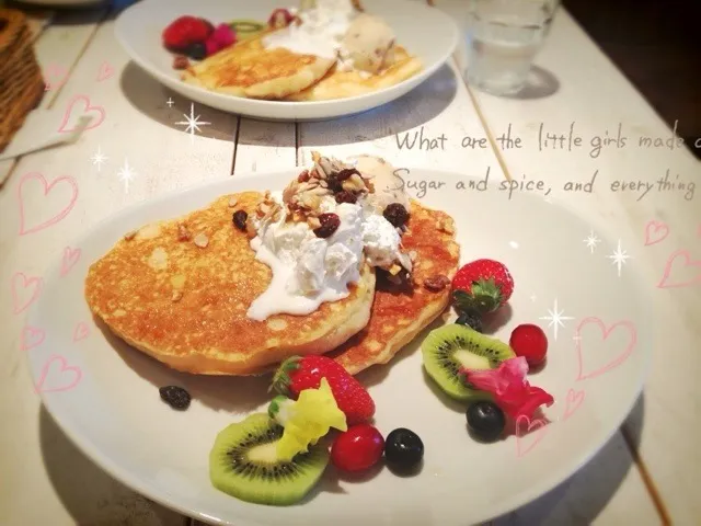 マクロビパンケーキ♡ふわふわとろけました♡|ずぼら管理栄養士ママさん