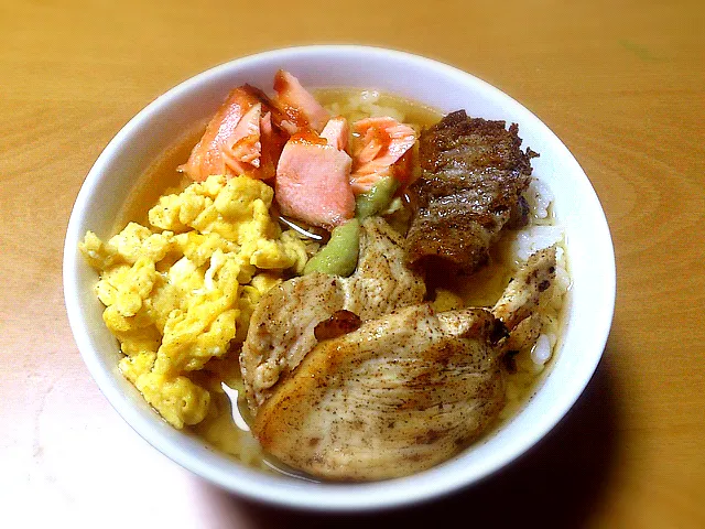 鶏飯風だし茶漬け|おれおさん