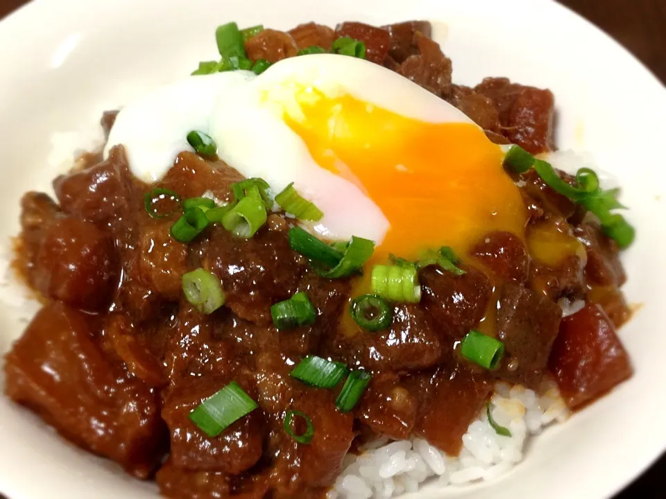 事務所で土手丼作ったったぁ🍴|ちっきーさん