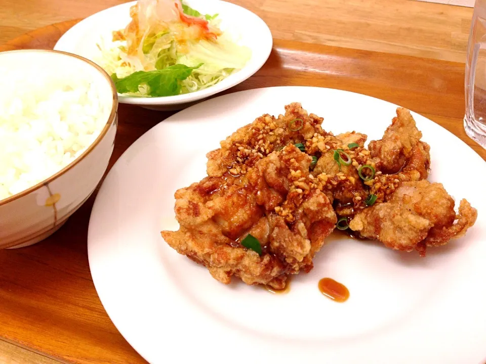 まかない唐揚げ定食|まからいとさん