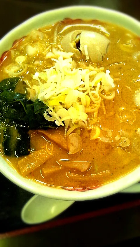 Snapdishの料理写真:味玉味噌ラーメン|むねさん