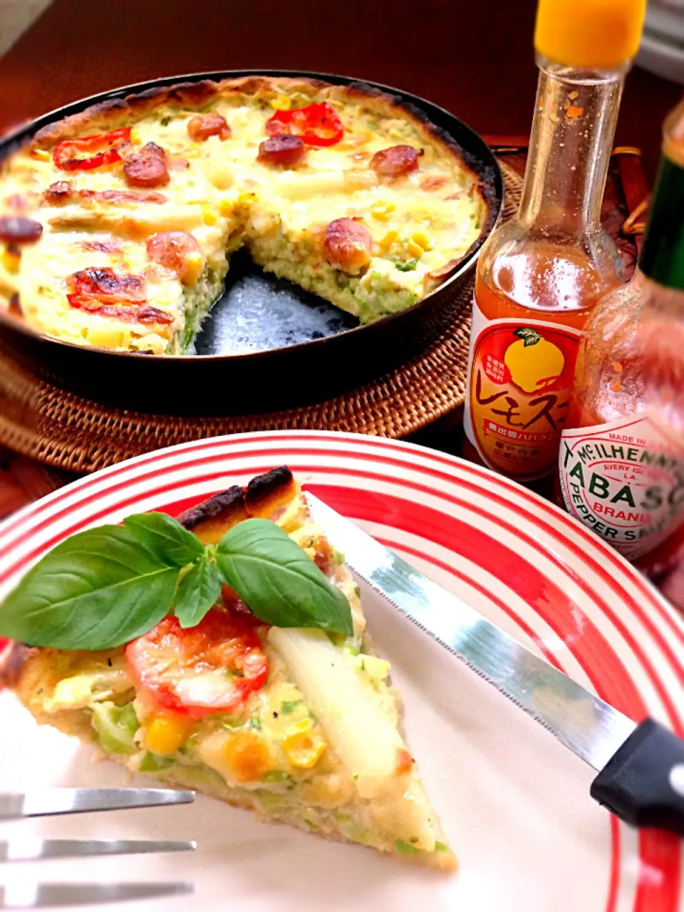 Snapdishの料理写真:Spring potato&cabbage Quiche of Soy Pulp❗新じゃがとキャベツのおからdeキッシュ|🌈Ami🍻さん