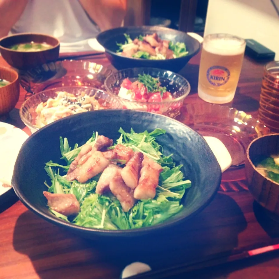 Snapdishの料理写真:豚バラどど丼♡|sayapikaさん