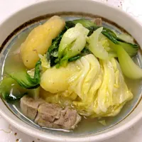 Snapdishの料理写真:Nilagang Baboy w/ saging saba|Evelyn Isedaさん