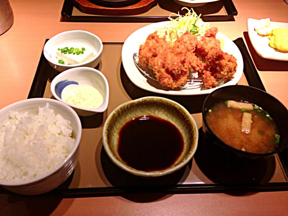 鳥かつ定食|ゆないちごさん