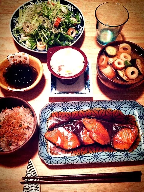 今日の晩ごはん ブリの照り焼き|りささん