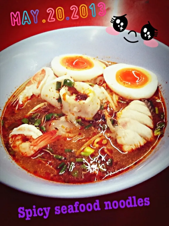 Spicy seafood noodles|Mare Kieさん