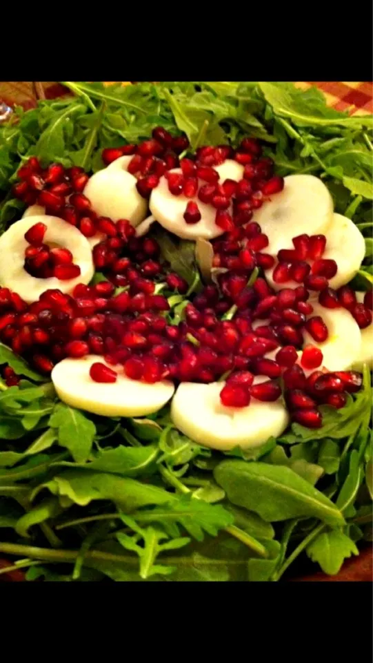 Pomegranate and rocket salad|chef baobao from Singaporeさん